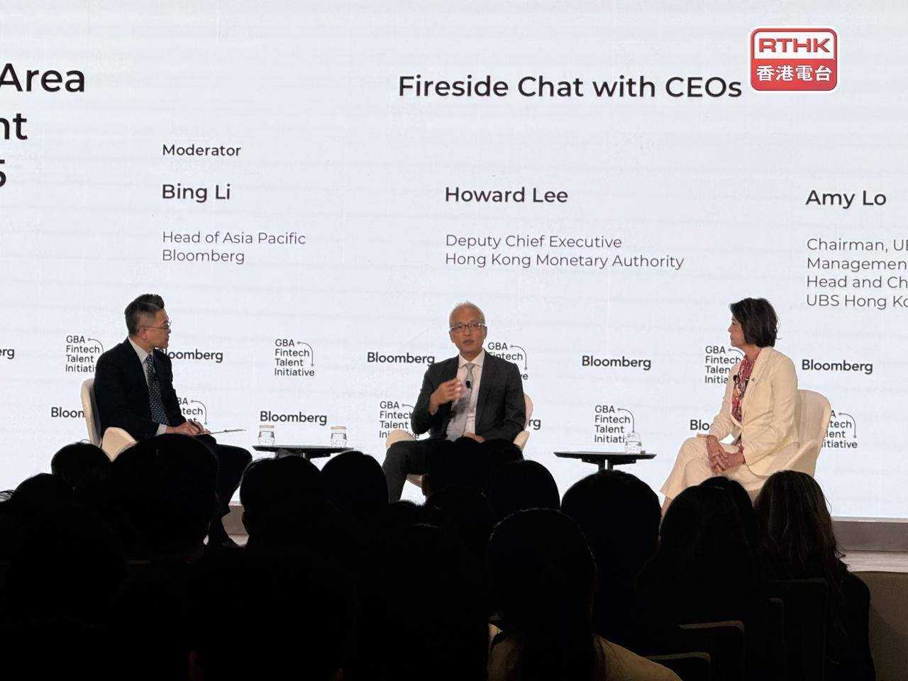 李達志認為，本港現已建立金融科技的生態系統。（趙嘉駿攝）