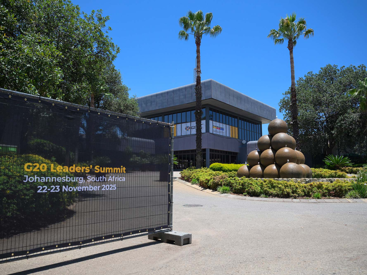 南非和美國關係持續緊張，美國缺席早前在約翰內斯堡舉行二十國集團領導人峰會。（新華社資料圖片）