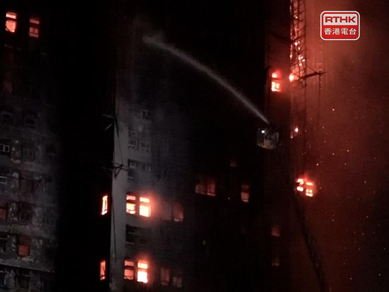 John Lee says while holding the election is important work, the government's priority now is to tackle the blaze. Photo: RTHK