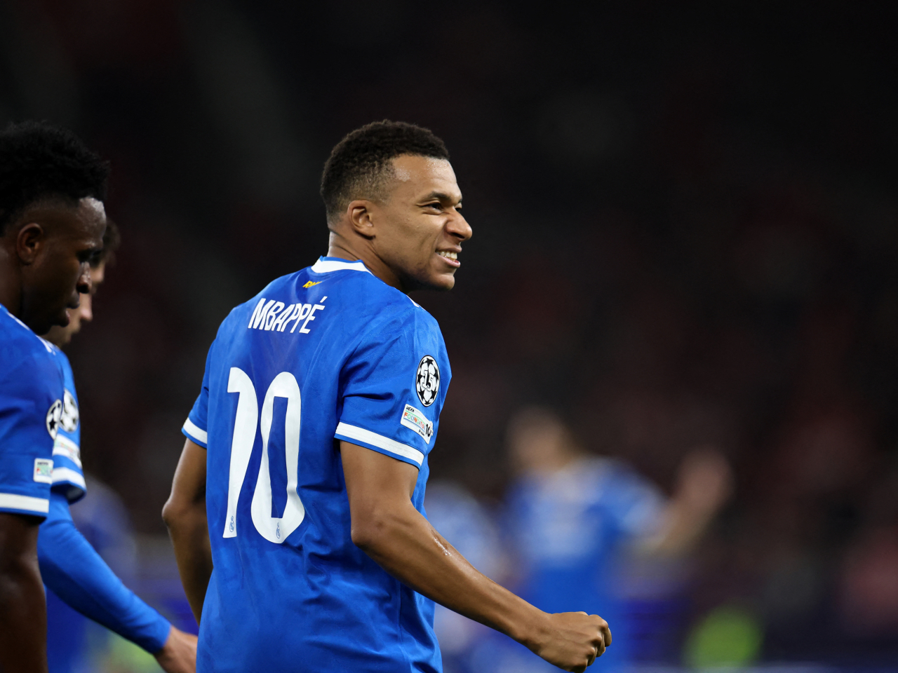 France star Kylian Mbappe netted all four goals for Real Madrid in their win over Olympiakos. Photo: Reuters