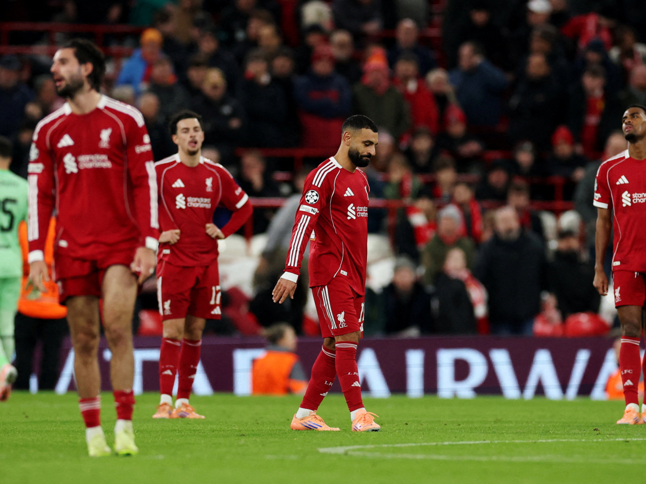 It's the first time since 1992 that Liverpool have conceded three plus goals in three straight games in all competitions. Photo: Reuters