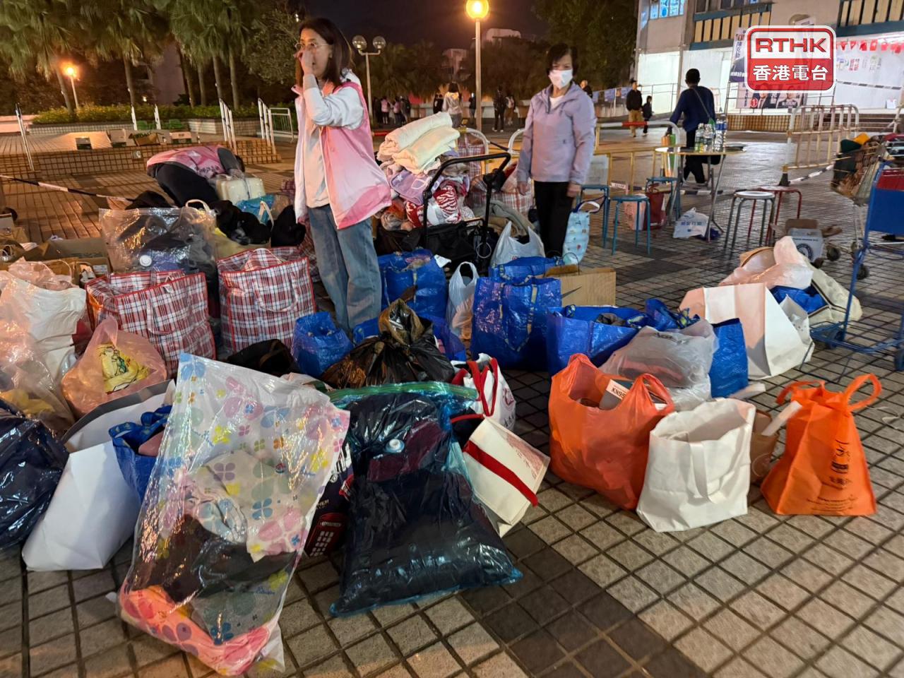 有市民自發捐贈物資，為受影響人士提供協助。（陳曉筠攝）