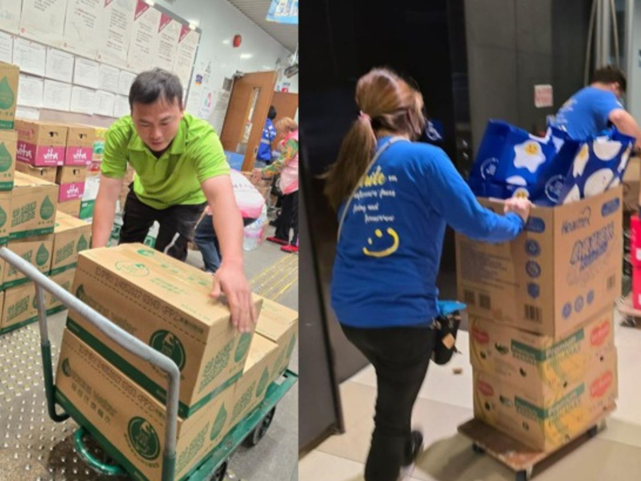 AS Watson Group said it has delivered nearly 20,000 items to temporary shelters in Tai Po. Photo courtesy of AS Watson Group