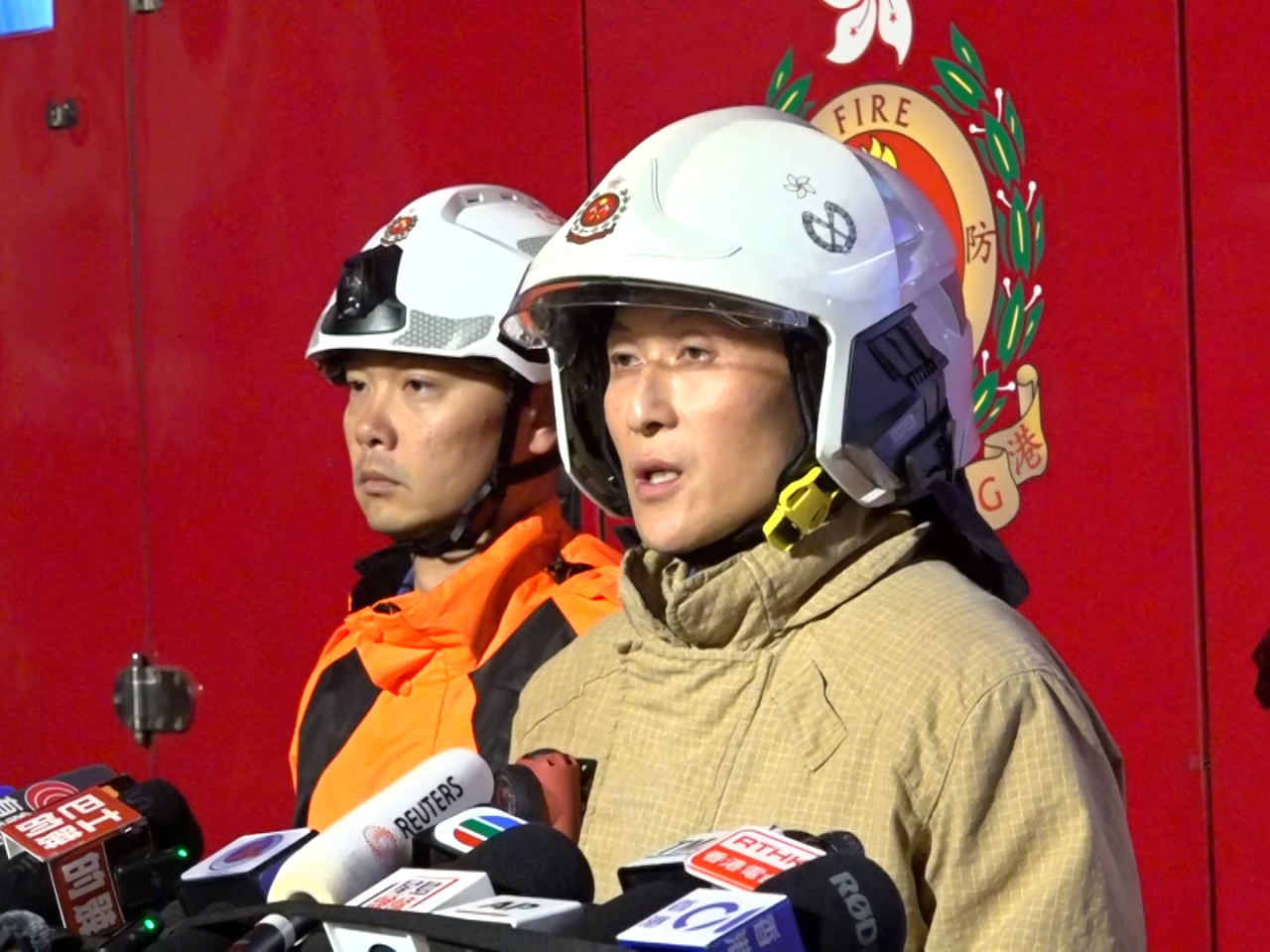 陳慶勇說，死傷者主要集中在宏昌閣和宏泰閣。（陳韋丞攝）