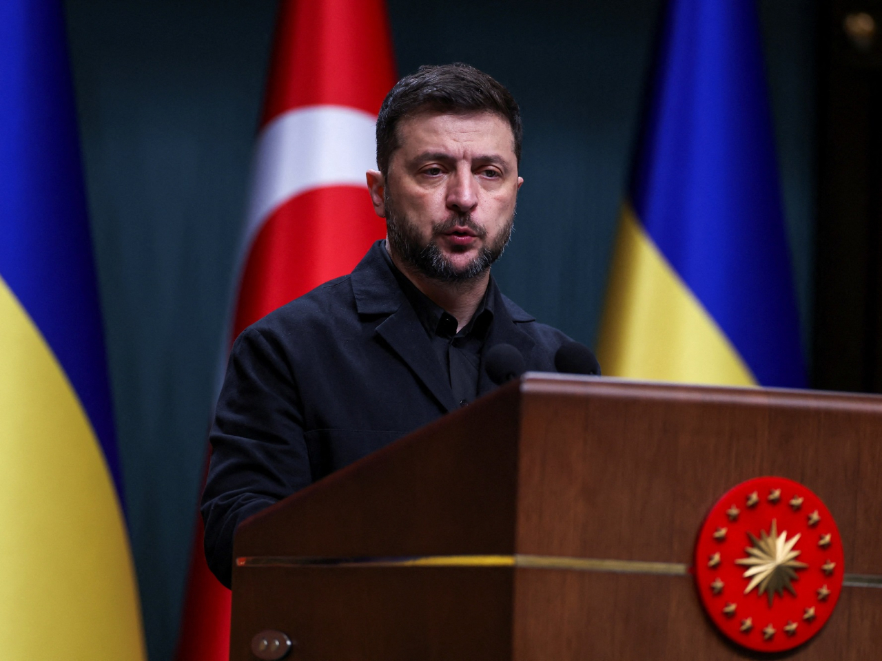 澤連斯基表示，烏克蘭和美國代表團將於本周會面，繼續推進日內瓦會議達成的各項共識。（路透社資料圖片）
