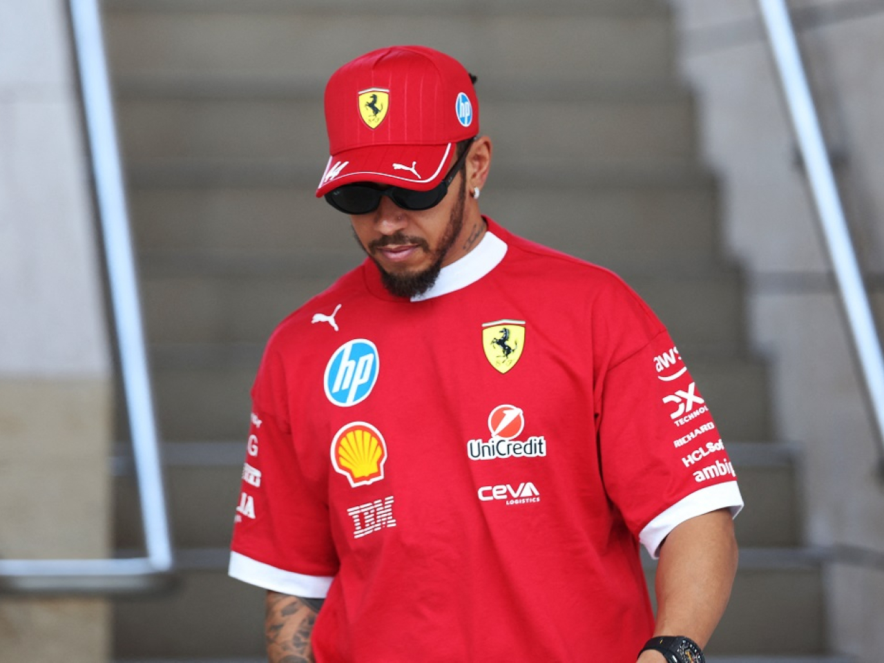 Lewis Hamilton has now gone 22 races without scoring a podium finish. Photo: Reuters