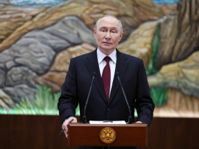 Putin says Russia fights on unless Ukraine cedes land