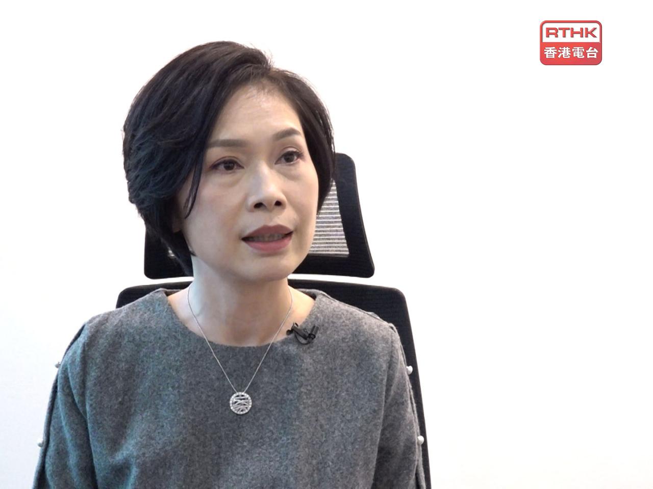 劉佩玲表示，因應宏福苑的五級大火，保險業界都採取特別安排，並主動尋找相關客戶，盡量提供協助。（港台圖片）