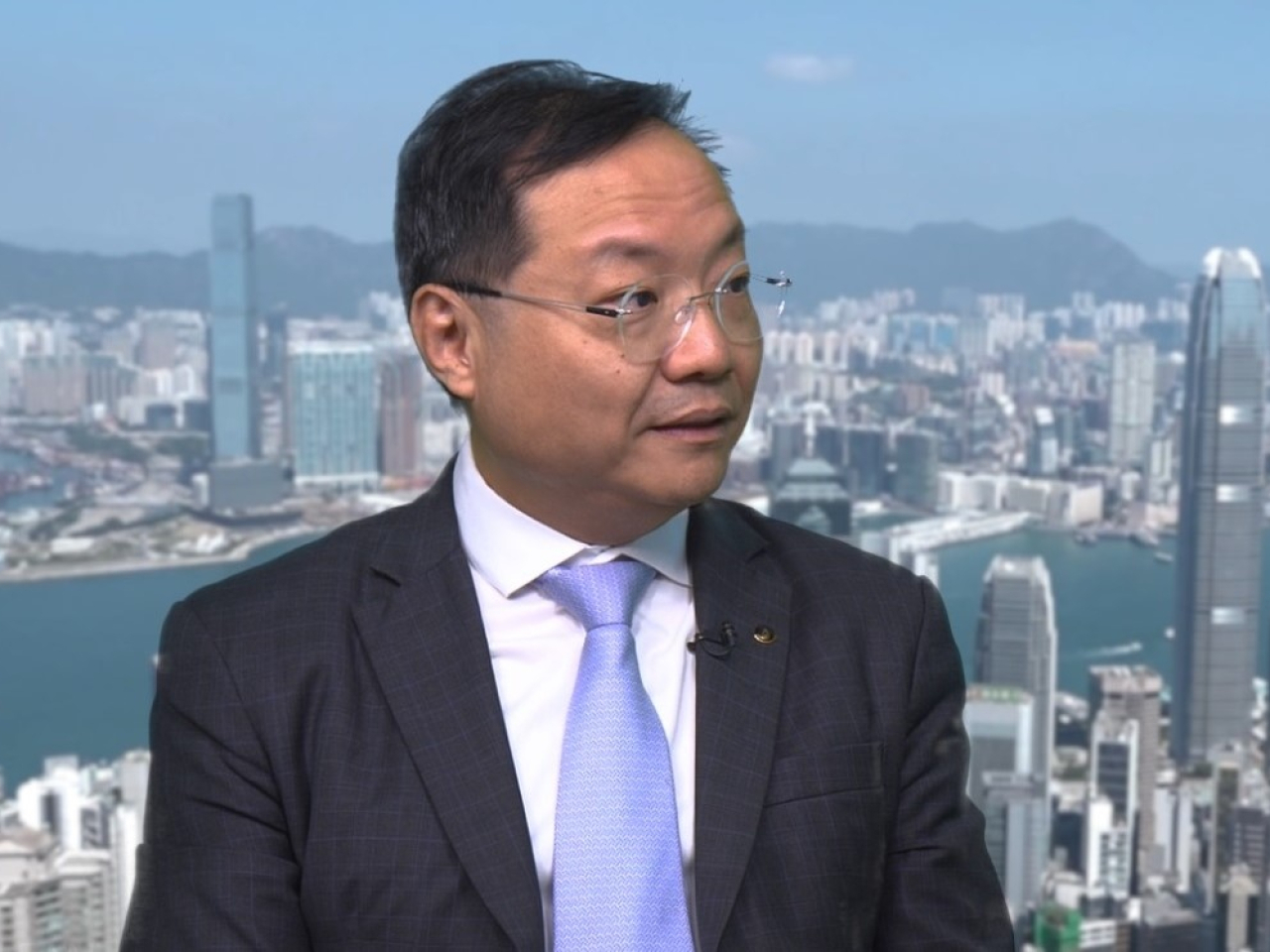 楊磊明表示，積極推動綠色轉型，可再生能源業務開始進入收成期。（游樹榮攝）