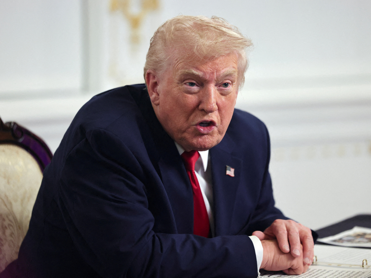 特朗普形容事件是恐襲。（路透社）