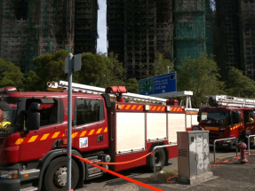 宏福苑五級火｜消防稱直升機水彈只會散落外圍　無人機非有效做法