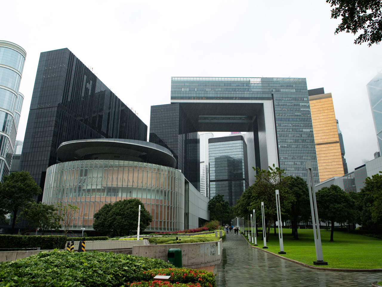 All government buildings and facilities across Hong Kong will fly the national and HKSAR flags at half-mast for three days. File photo: RTHK