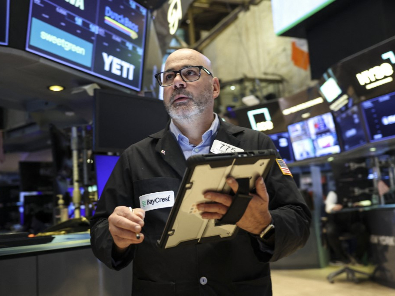 美股初段向好。（法新社資料圖片）