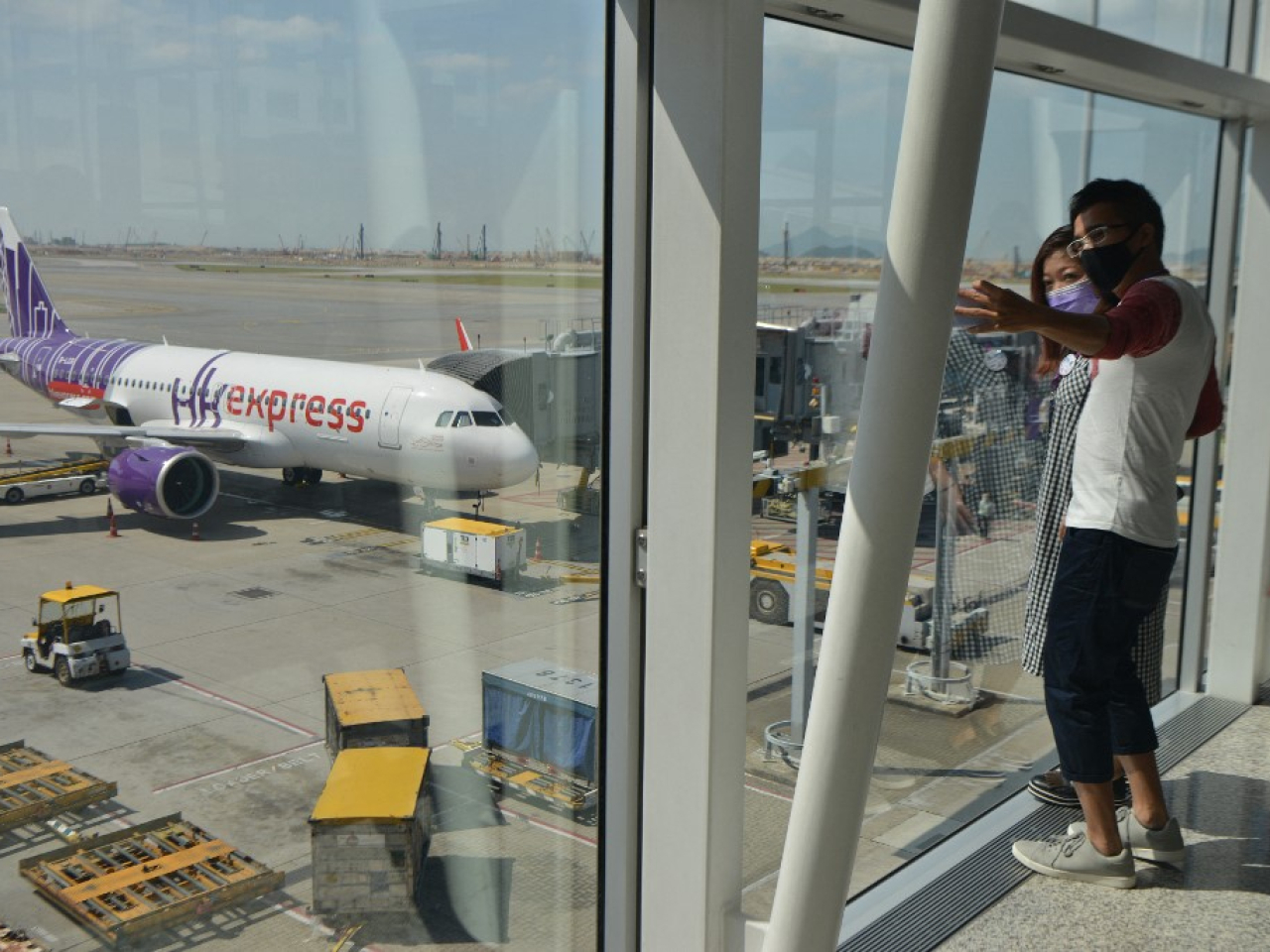 HK Express says it has upgraded more than half its affected aircraft and that flight operations are normal. File photo: AFP