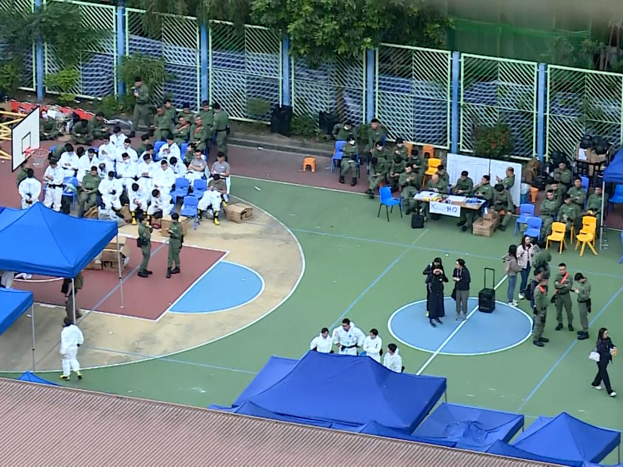 國家防災減災救災委員會辦公室及應急管理部，協調多個基金會向香港特區政府緊急提供應急裝備物資。（張連登攝）