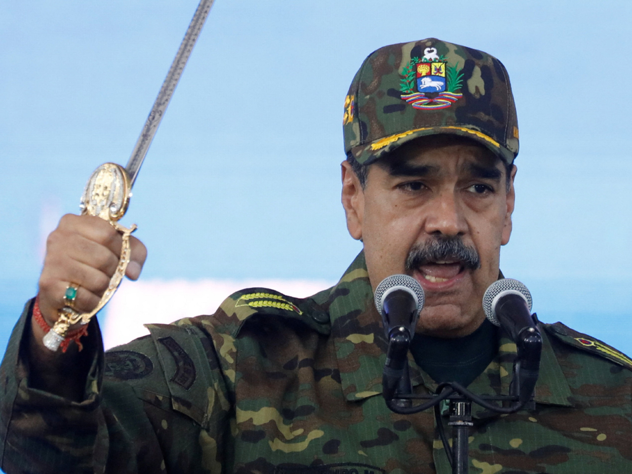 委內瑞拉總統馬杜羅早前指空軍需時刻準備捍衛委內瑞拉作為自由主權國家的權利。（路透社資料圖片）