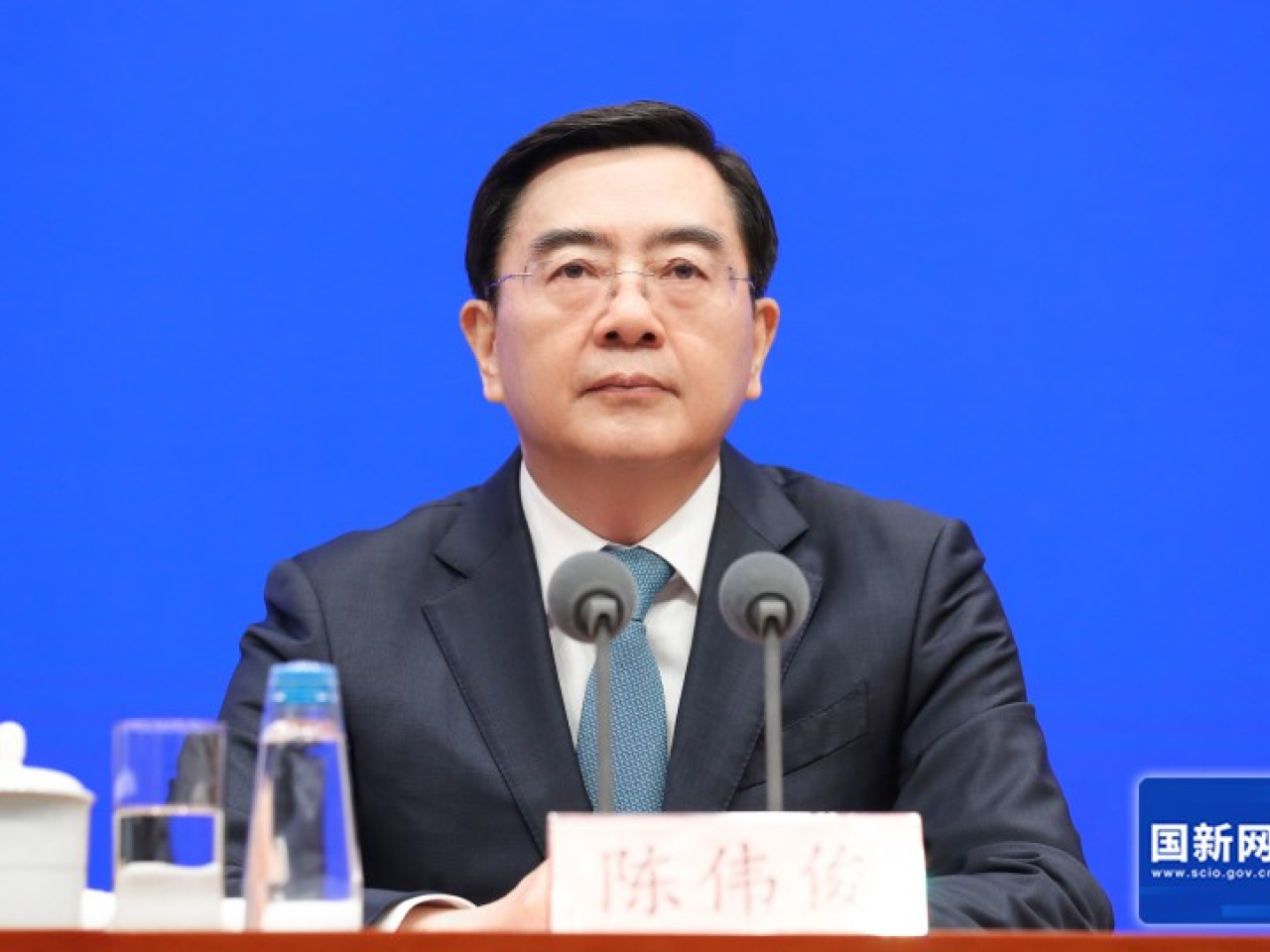 陳偉俊涉嫌嚴重違紀違法受查。（國新辦資料圖片）