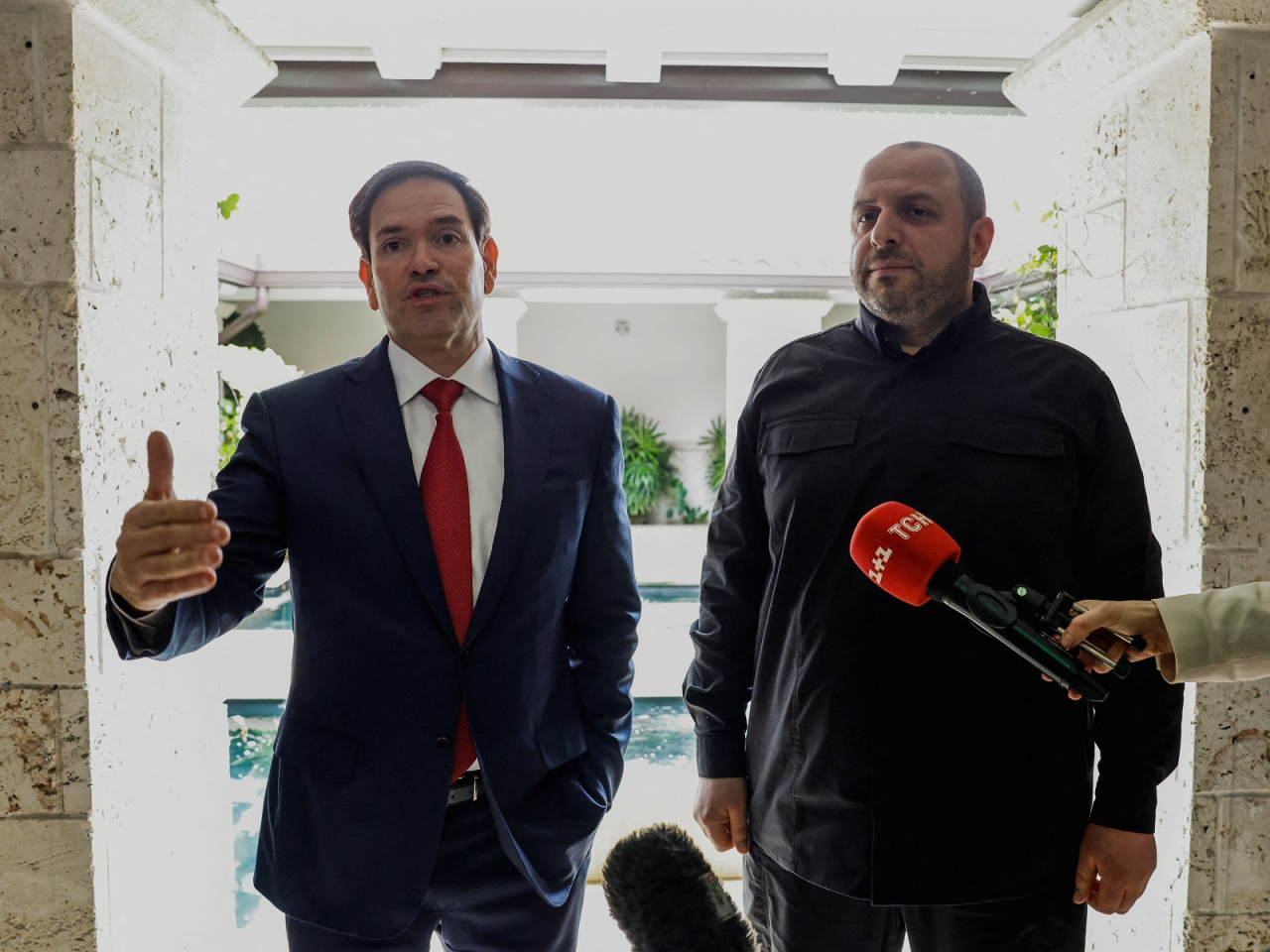 The talks in Florida lasted about four hours and were described by both sides as "productive." Photo: Reuters