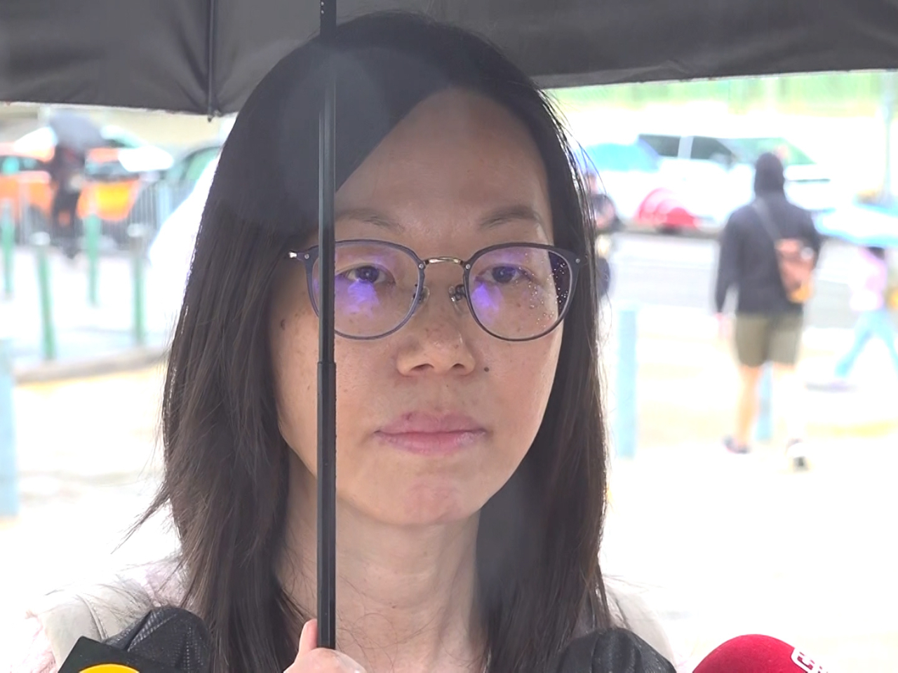 校長黃慧珊表示，校方要檢視學校的狀況。（郭志強攝）