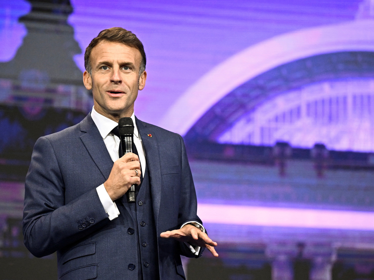 法國總統馬克龍本周三至周五訪華。（路透社資料圖片）