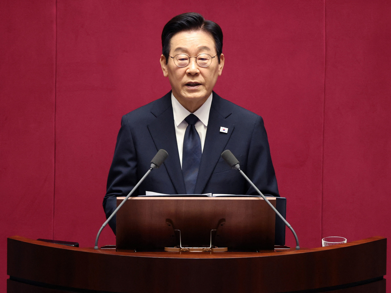 李在明說，若果放任隱匿的內亂行為，事件總有一日會重演。（路透社資料圖片）