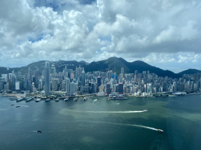 林幗瑛表示，香港既要成為連結內地與世界的重要連接點，亦要成為內地和國際雙向奔赴的首選平台。（港台圖片）