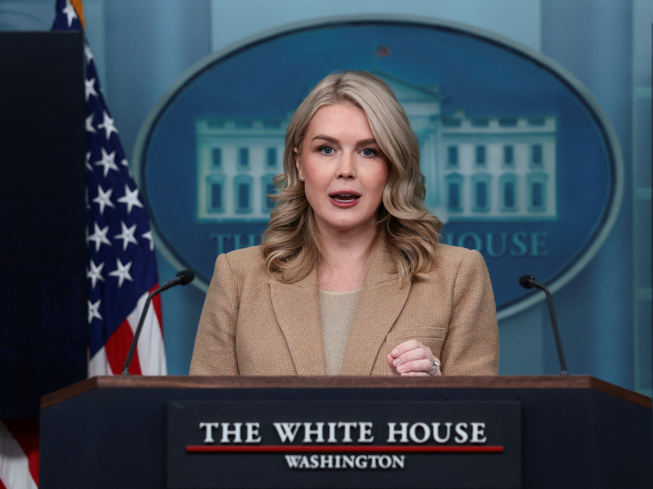 萊維特說，這次打擊出於自衛，而且在國際水域進行，符合武裝衝突法。（路透社）