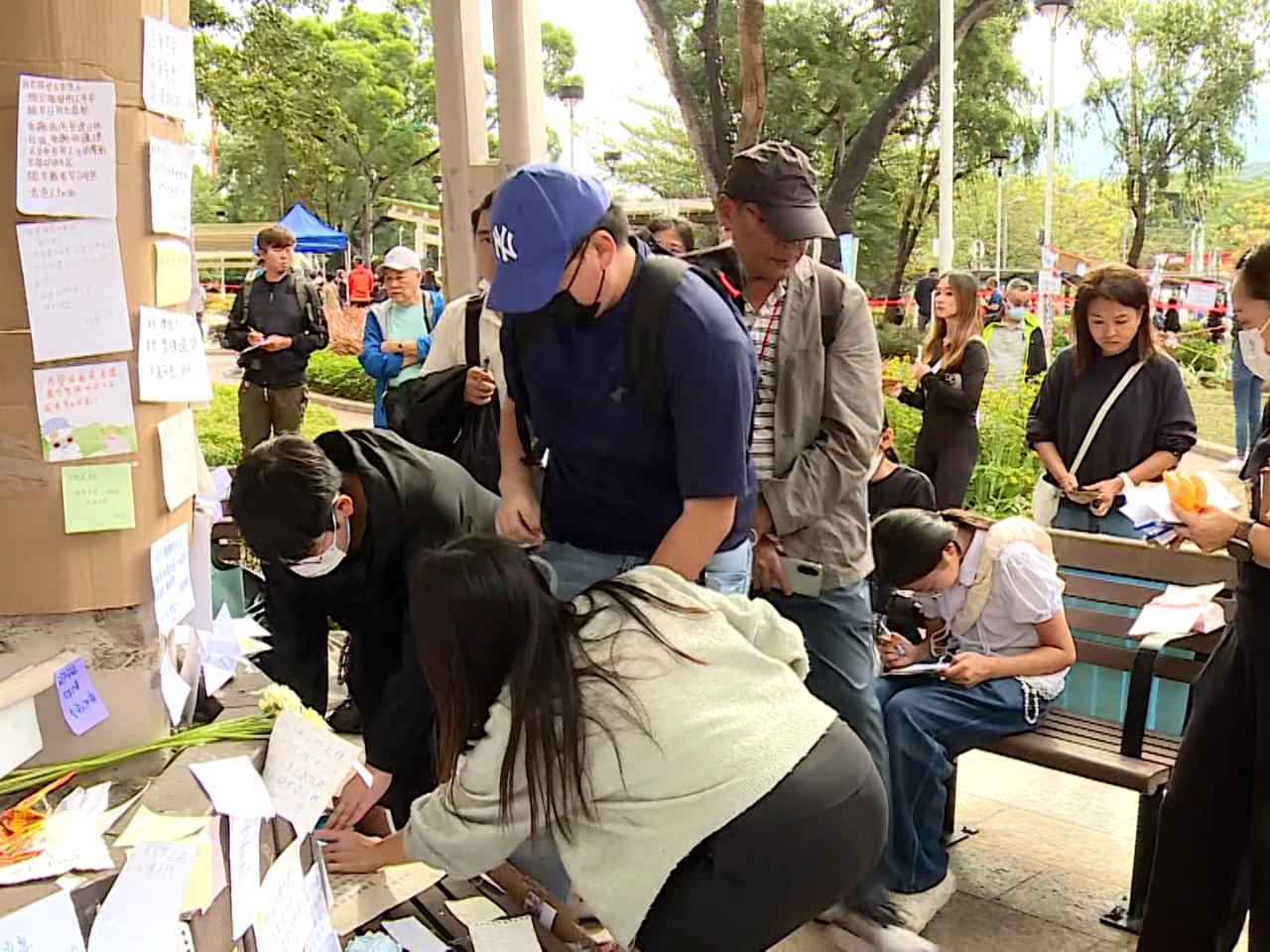 「大埔宏福苑援助基金」，截至今日中午12時，基金總額約為23億元。（張連登攝）