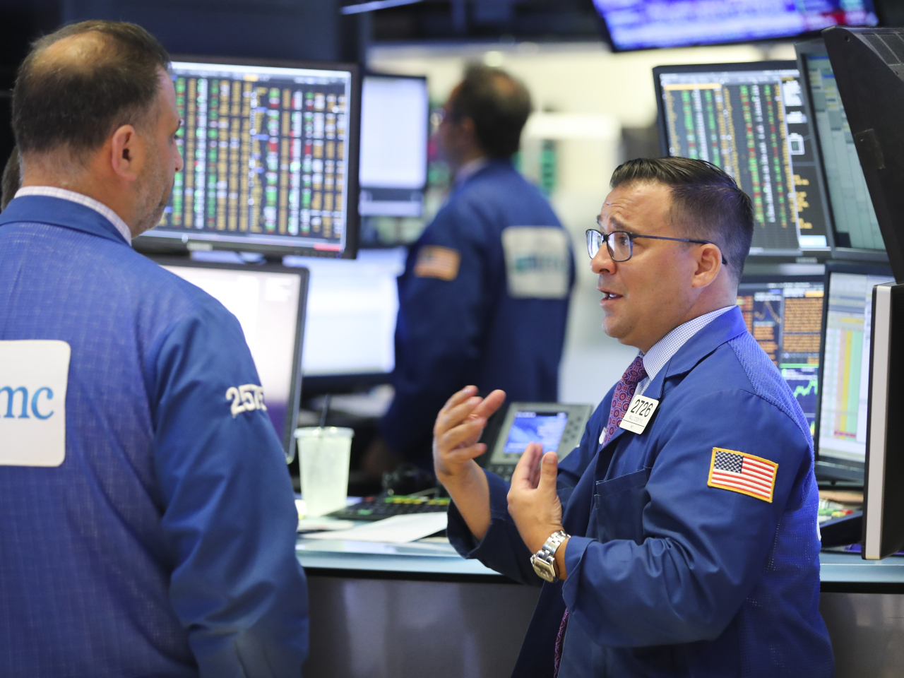 納斯達克指數報23460點，升184點，升幅0.79%。（新華社資料圖片）