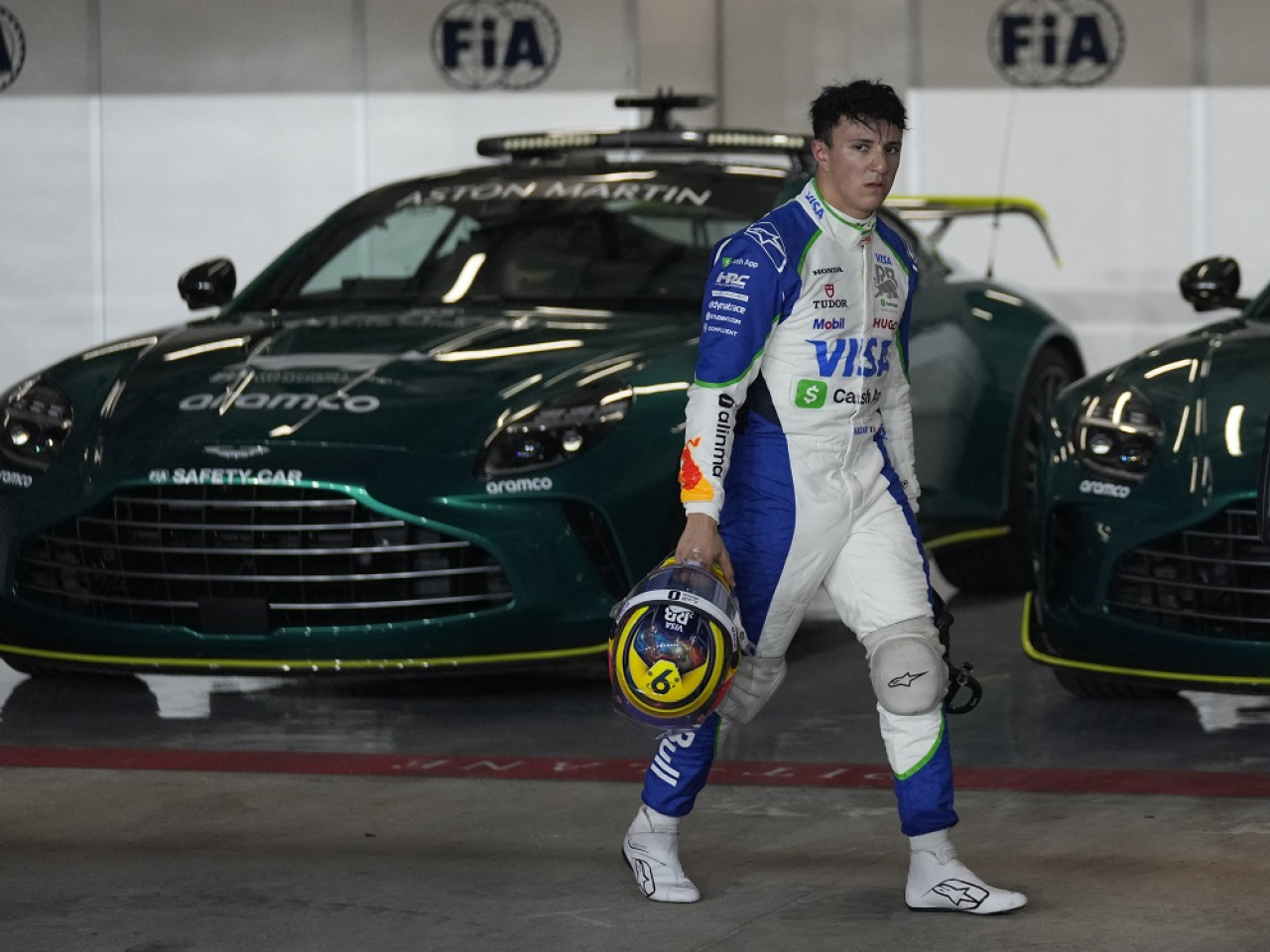 Isack Hadjar replaces Yuki Tsunoda, who becomes Red Bull's test and reserve driver. Photo: Reuters