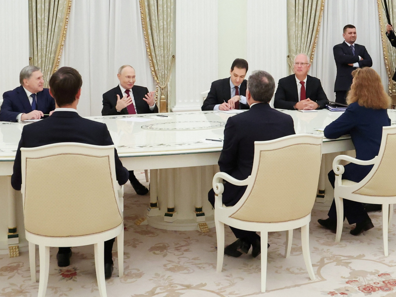 Russian President Vladimir Putin held a five-hour meeting with US envoy Steve Witkoff and US President Donald Trump's son-in-law Jared Kushner. Photo: Reuters