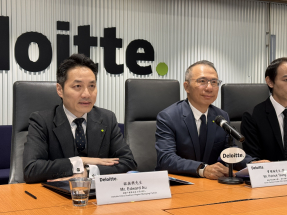 德勤於香港啟動出海專班，響應政府強化香港出海地政策，助力企業拓展全球市場。（張詩民攝）