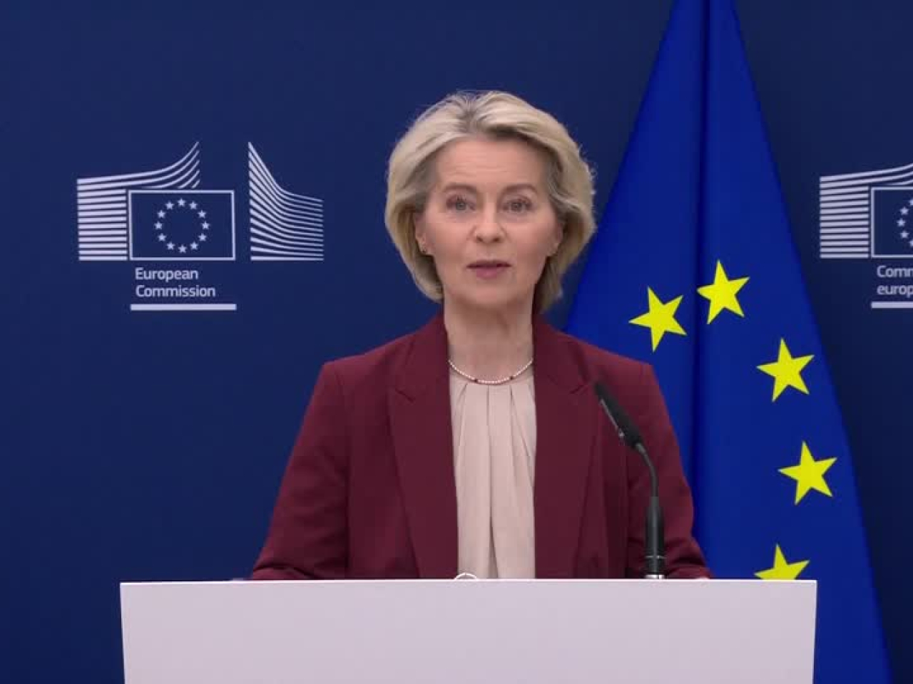 "This is the dawn of a new era, the era of Europe's full energy independence from Russia," said European Commission President Ursula von der Leyen. Photo: Reuters