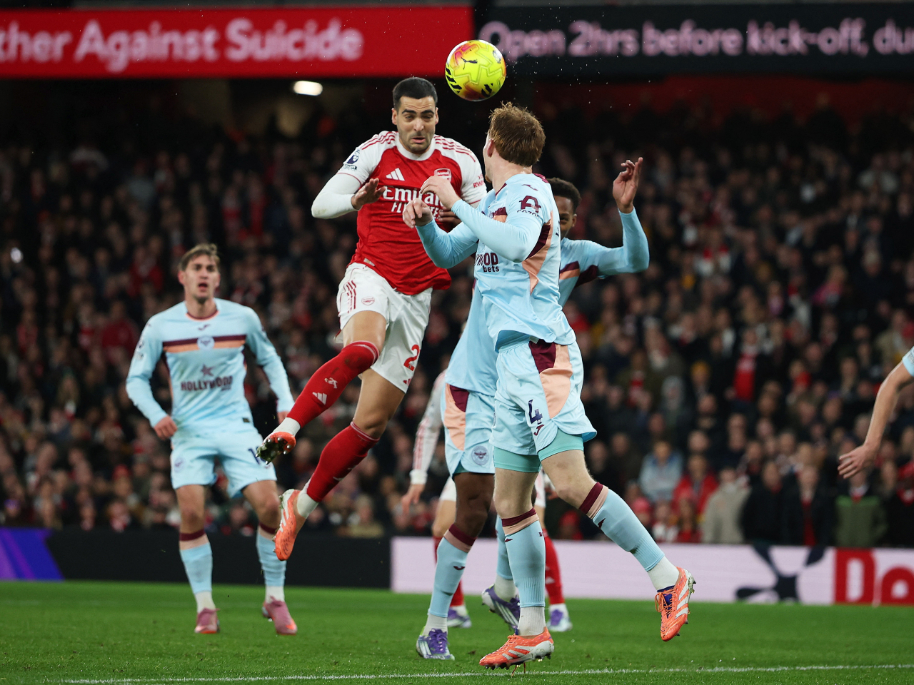 Mikel Merino continued his red-hot streak by scoring yet another header from close-range. Photo: Reuters