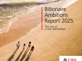 瑞銀報告，香港億萬富豪總財富增長0.6%至3280億美元，人數淨增加2名，升至76名。（瑞銀圖片）