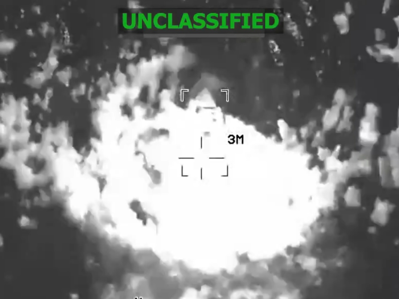 The US Southern Command posted a video on X showing a boat being hit by a blast that left the vessel engulfed in flames.