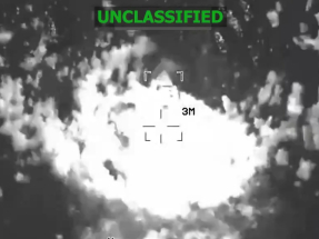 The US Southern Command posted a video on X showing a boat being hit by a blast that left the vessel engulfed in flames.