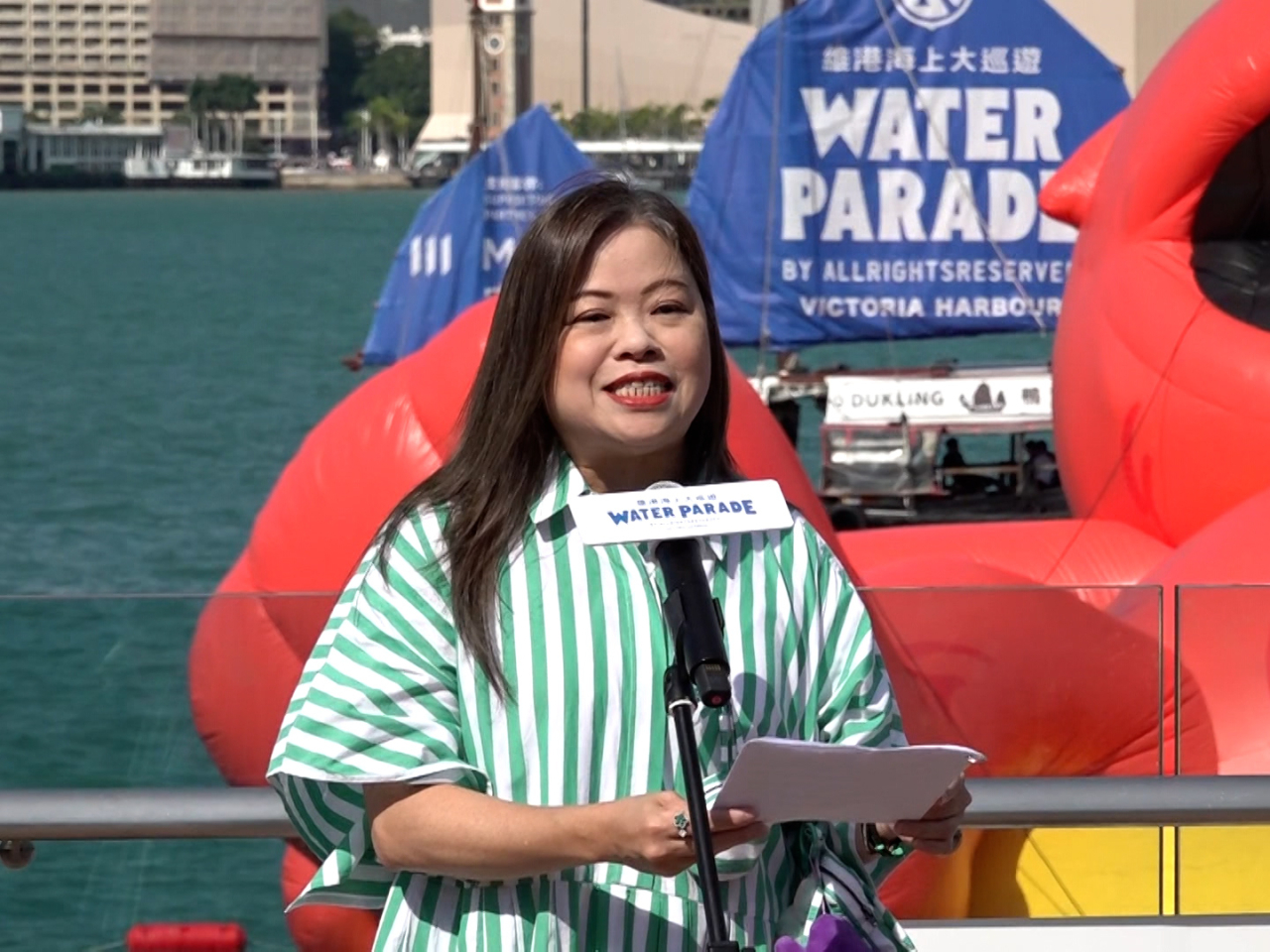 羅淑佩說，盛事亦讓旅客親身體驗真正的香港。（港台圖片）