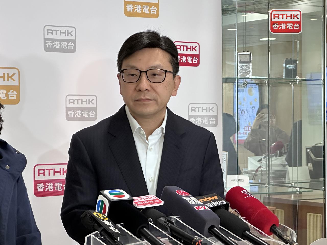 Chris Sun says authorities expect the support programme of assigning one social worker to each affected household may last for a year or longer. Photo: RTHK