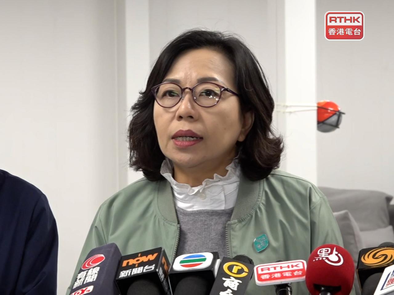 麥美娟表示，大埔宏福苑援助基金累計已有30億元，會按不同居民在不同時期的需要，推出不同計劃。（港台圖片）