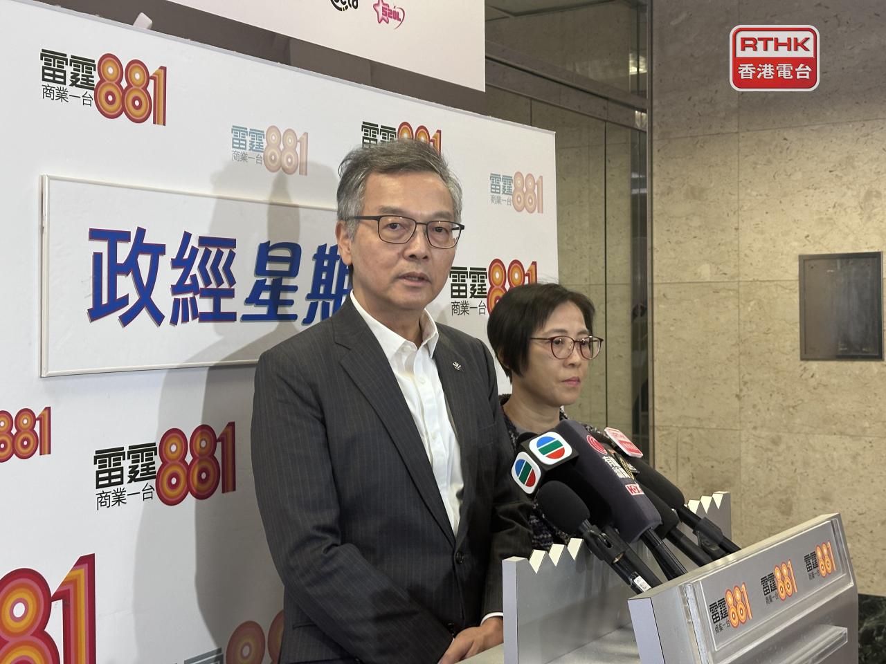 Lam Ching-choi says more psychiatric nurses and social workers will be deployed in districts where Wang Fuk Court fire victims have been relocated. Photo: RTHK