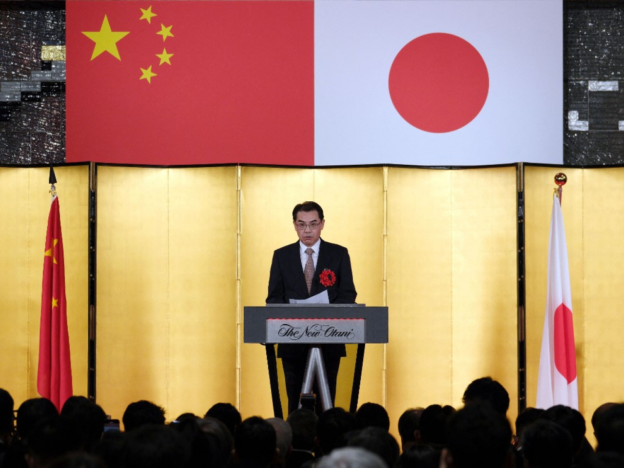 吳江浩稱，中方嚴肅要求日方停止污衊抹黑，嚴格約束一線行動。（法新社資料圖片）