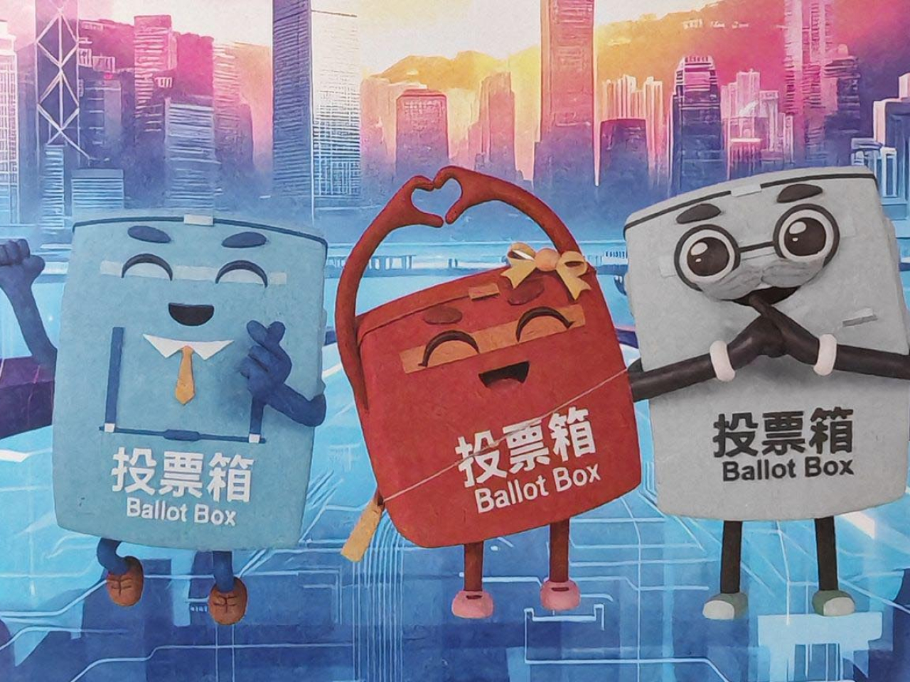 麥美娟在社交網頁表示，一起期待好成績，又對地區人士及民青團隊表達感謝。（麥美娟社交網站截圖）