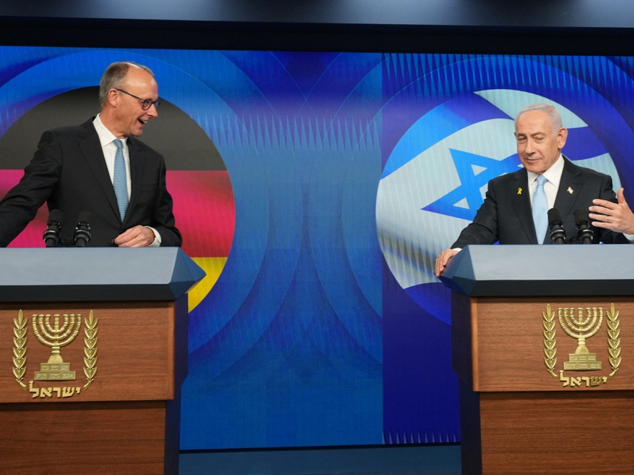 During a press conference with Benjamin Netanyahu, Friedrich Merz said criticism of Israel was "possible and sometimes perhaps even necessary." Photo: Reuters