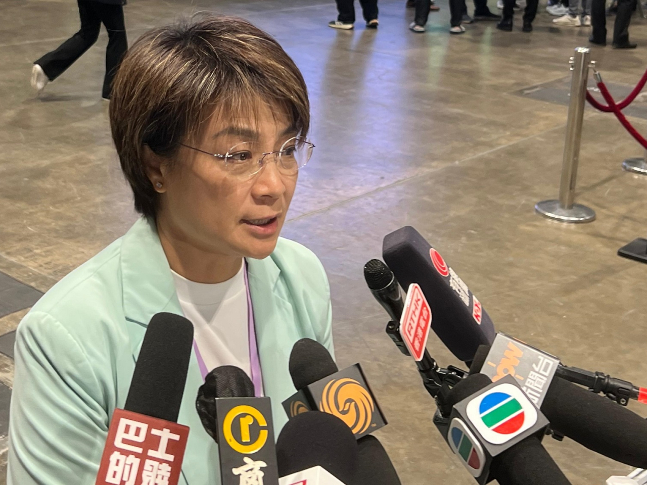 Christine Fong won 58,828 votes to win a Legco seat representing the New Territories South East geographical constituency. Photo: RTHK