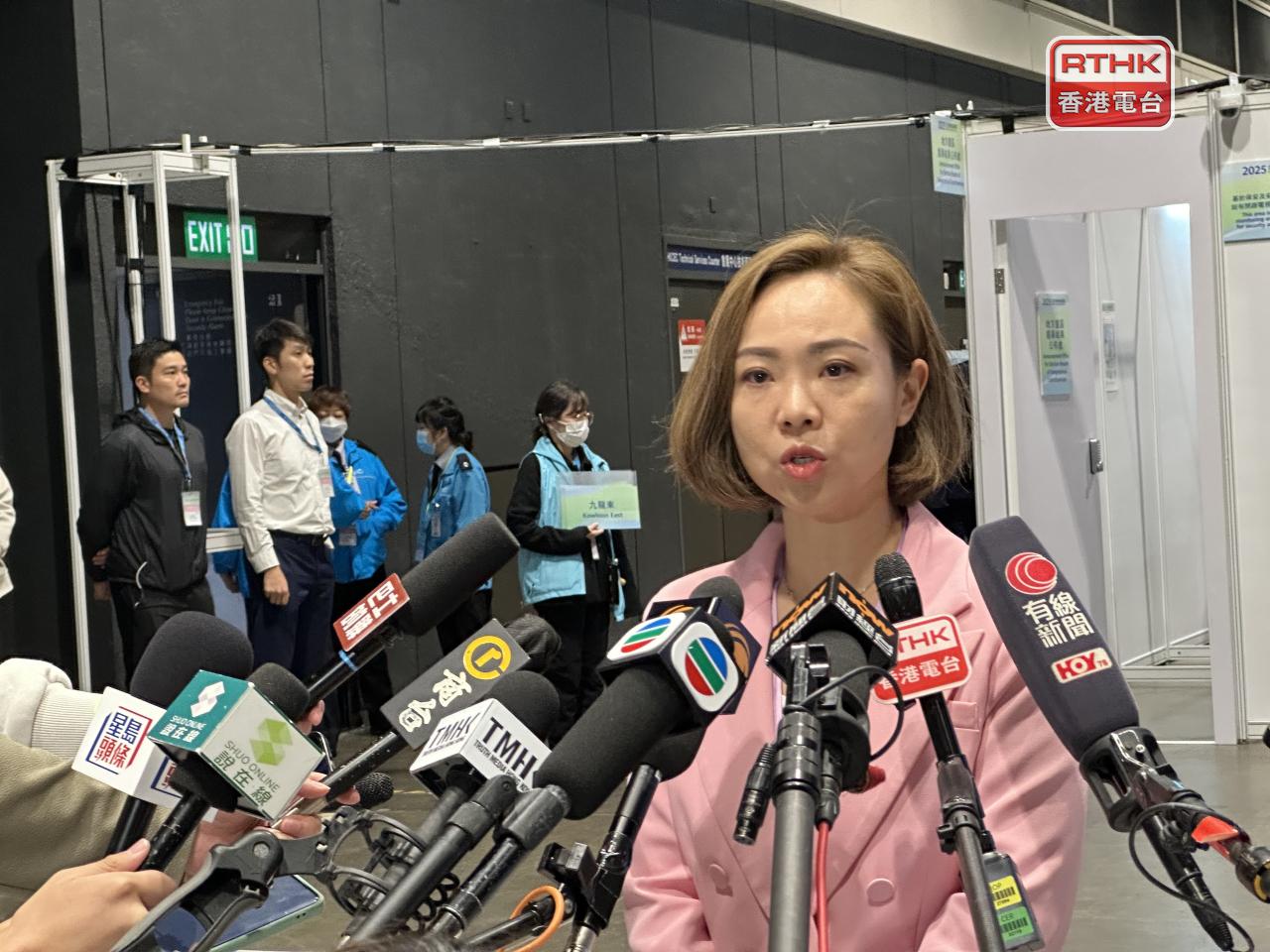 Judy Chan from the New People's received 30,033 votes. Photo: RTHK