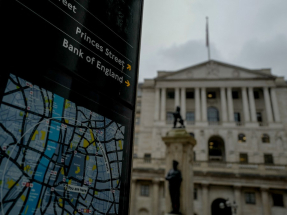 有央行政策委員預計，英國通脹短期內可能回到2%的目標水平。（法新社資料圖片）