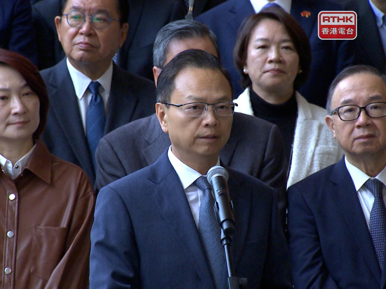 陳紹雄說倘有板塊凝聚不同專業，相信在推動政策研究等有幫助。