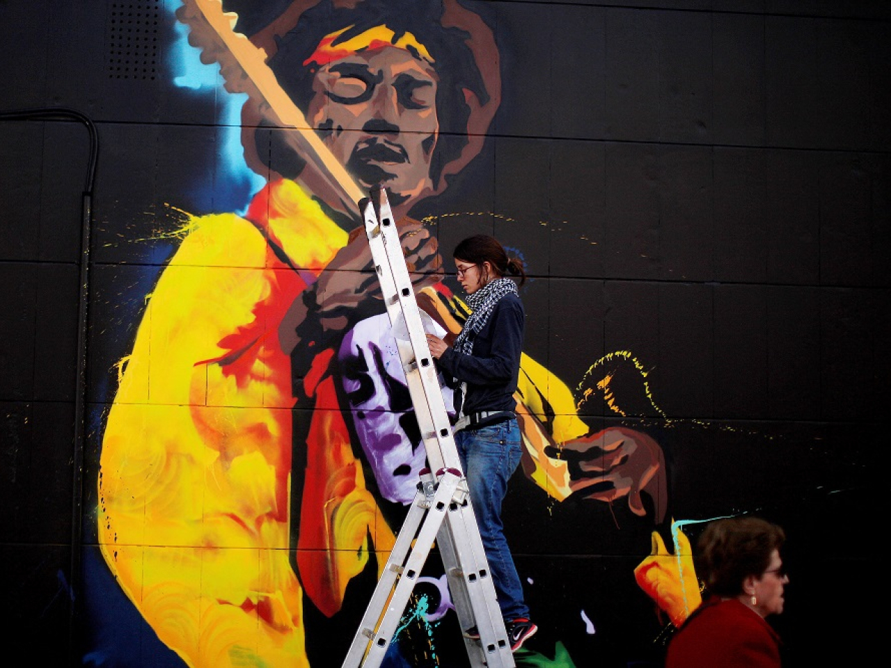 Owners of the estates of Jimi Hendrix's bandmates - bassist Noel Redding and drummer Mitch Mitchell - are suing Sony Music over royalties. File photo: Reuters