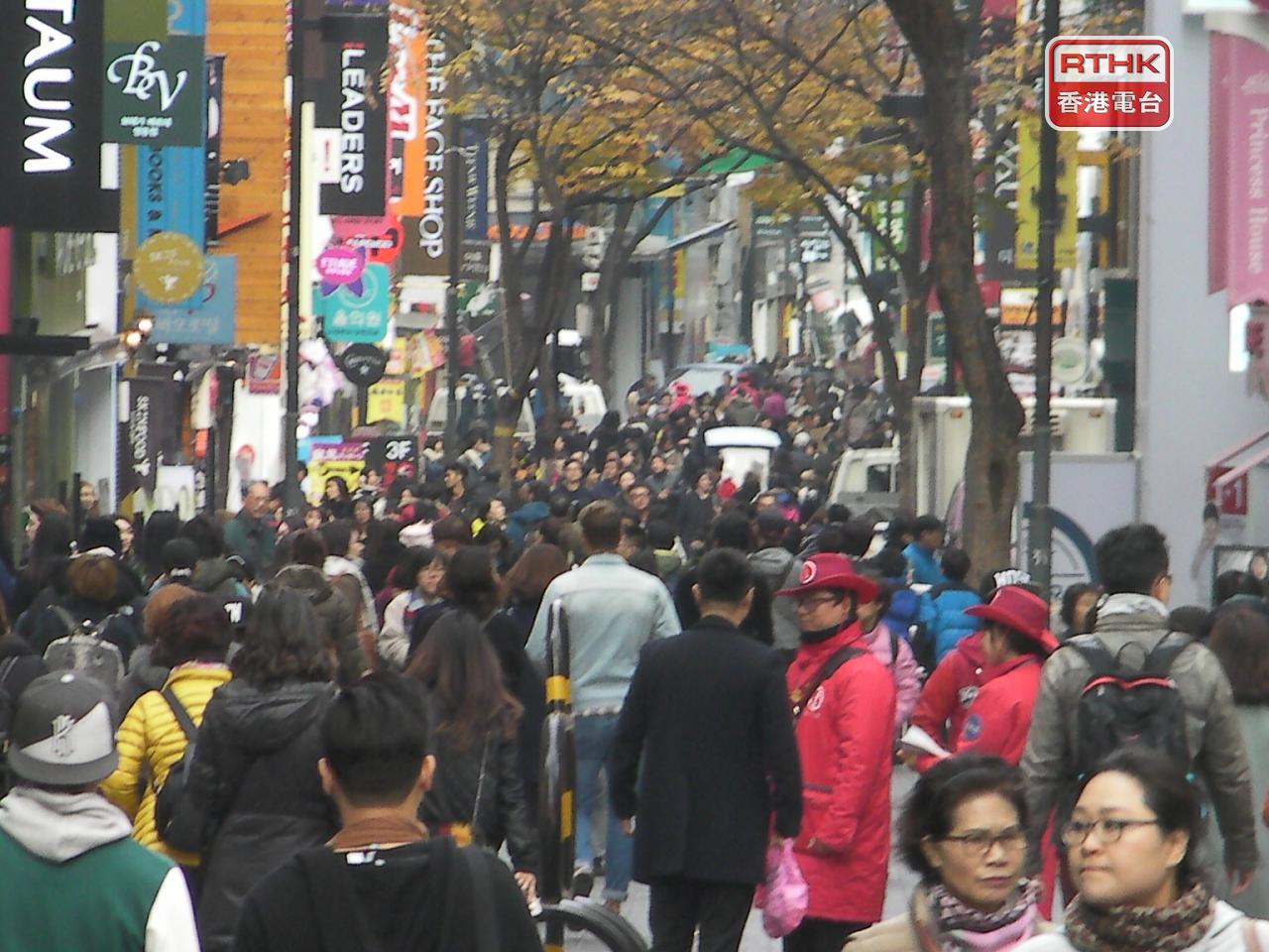 韓國11月經季節調整後，失業率升至2.7%。10月為2.6%。（港台圖片）